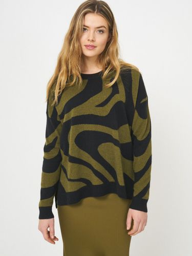 Cashmere blend intarsia knit sweater - REPEAT cashmere - Modalova