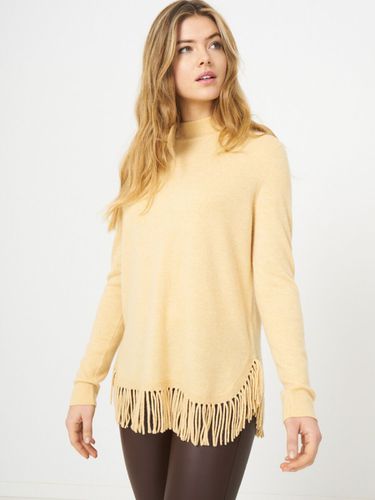 Knitted pullover with rounded fringed hem - REPEAT cashmere - Modalova