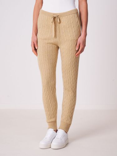 Cable knit pants - REPEAT cashmere - Modalova
