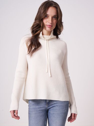 A-line knitted pullover with stand-up collar - REPEAT cashmere - Modalova