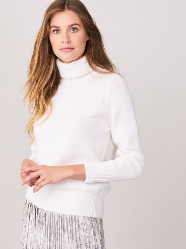 Chunky knit merino wool turtleneck - REPEAT cashmere - Modalova