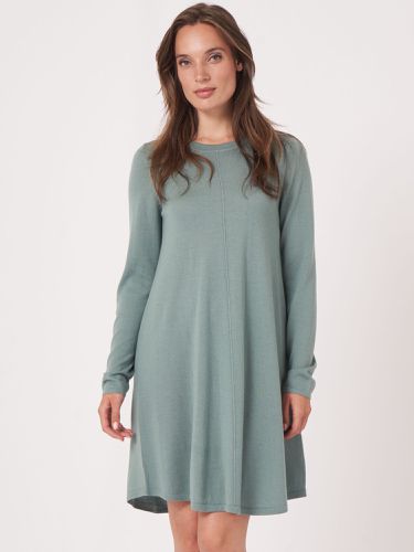 A-line knitted merino wool dress - REPEAT cashmere - Modalova