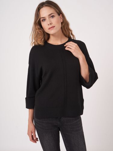 Sleeves merino wool sweater - REPEAT cashmere - Modalova