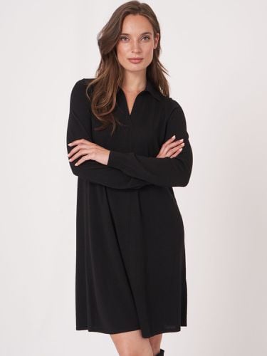 Merino wool dress with polo neck - REPEAT cashmere - Modalova