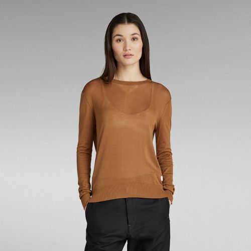 Top de punto Core Round Neck - Mujer - G-Star RAW - Modalova