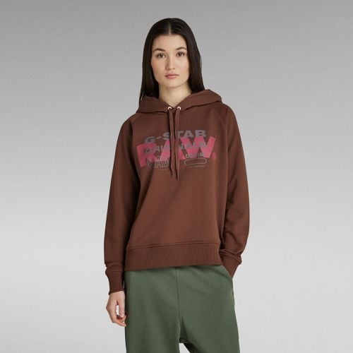 Sudadera con capucha Raglan Raw Originals Hooded - Mujer - G-Star RAW - Modalova