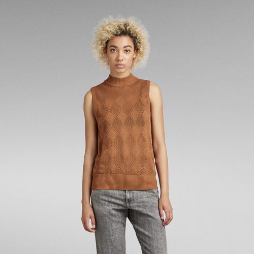 Pointelle Mock Knitted Sweater - - Women - G-Star RAW - Modalova
