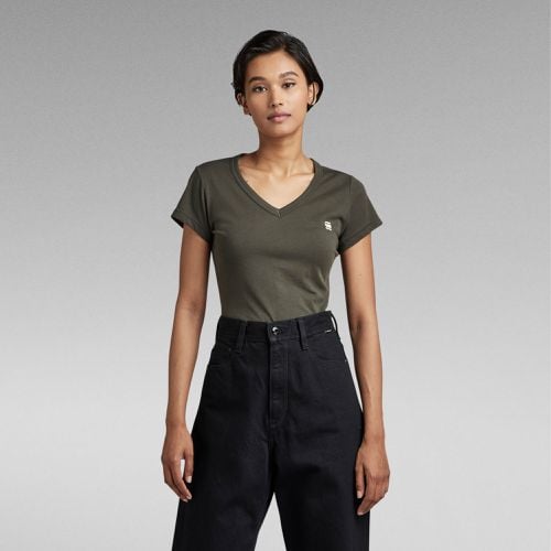 Camiseta Eyben Slim V-Neck - Mujer - G-Star RAW - Modalova