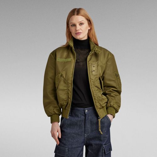 Nylon Bomber Jacket - Green - Women - G-Star RAW - Modalova