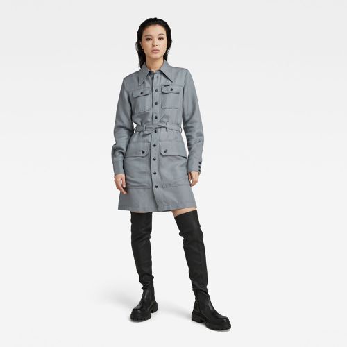 Military Shirt Dress - Grey - Women - G-Star RAW - Modalova