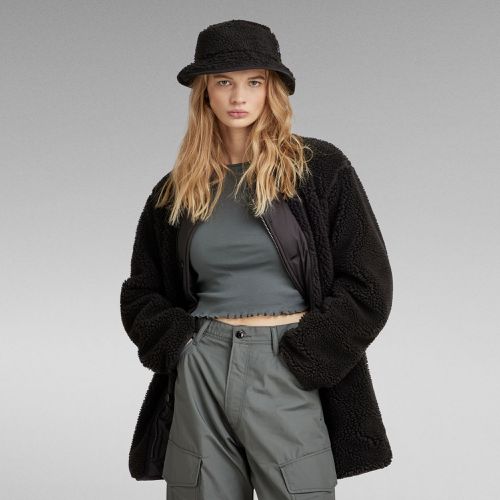 Long Teddy Jacket - Black - Women - G-Star RAW - Modalova