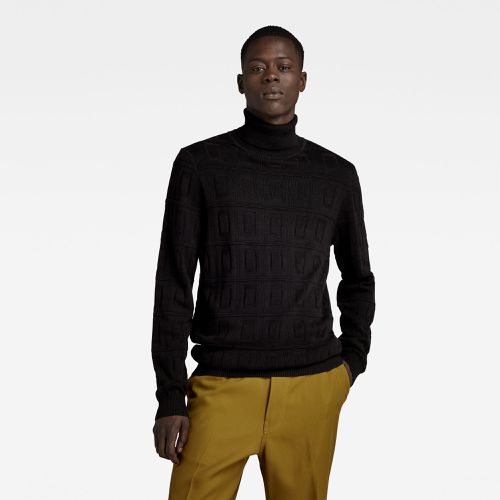 G-Star Jersey Core Table Turtleneck De Punto Negro