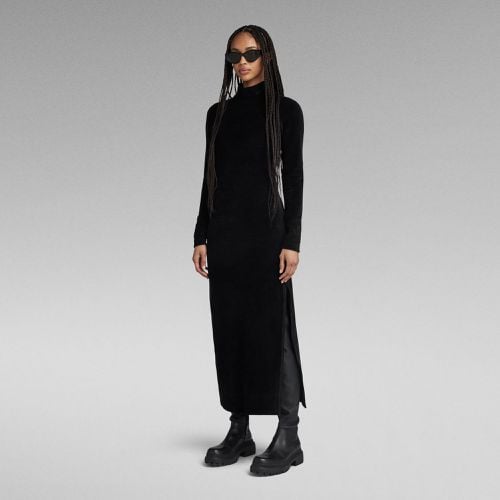 Velvet Slit Dress - Black - Women - G-Star RAW - Modalova