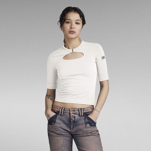 Y2K Tee Square Ring - White - Women - G-Star RAW - Modalova