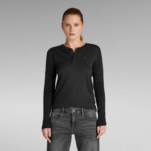 Core Henley Knitted Sweater - Women - G-Star RAW - Modalova