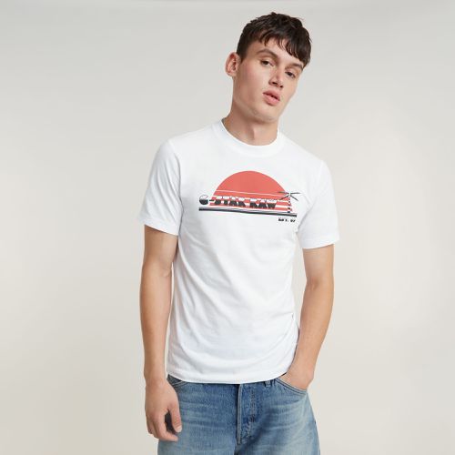 Sunrise Slim T-Shirt - White - Men - G-Star RAW - Modalova