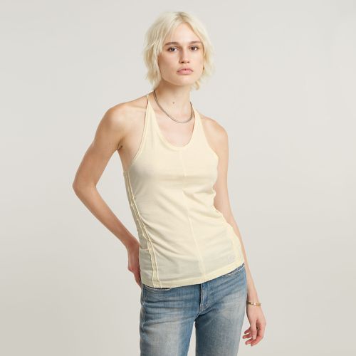 Camiseta Sin Mangas Gathered Slim - Mujer - G-Star RAW - Modalova