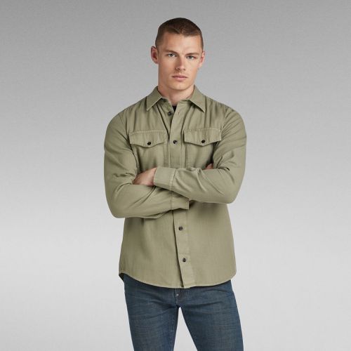 Camisa Marine Slim - Verde - Hombre - G-Star RAW - Modalova