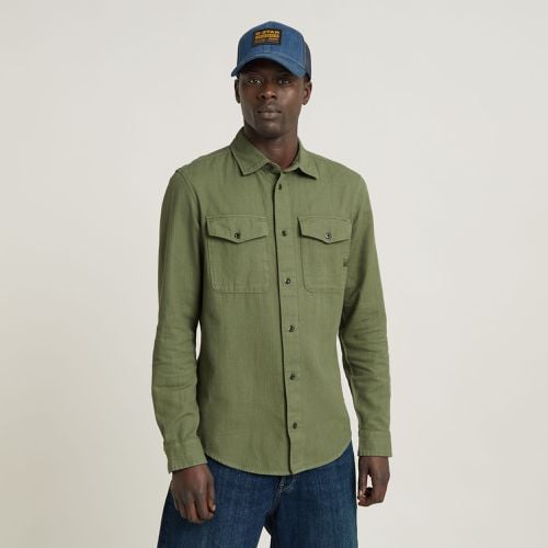 Camisa Marine Slim - Verde - Hombre - G-Star RAW - Modalova