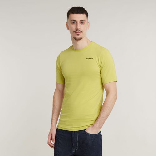 Camiseta Slim Base - Verde - Hombre - G-Star RAW - Modalova