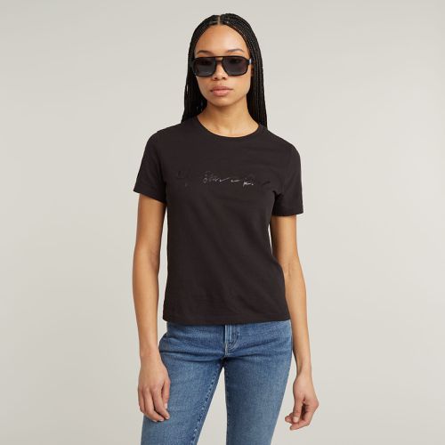 Top G-Script Shiny - Negro - Mujer - G-Star RAW - Modalova