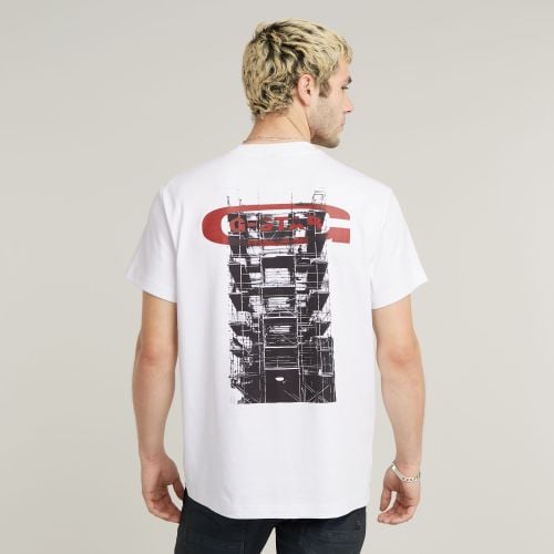 Camiseta Scaffolding Back Graphic - Hombre - G-Star RAW - Modalova