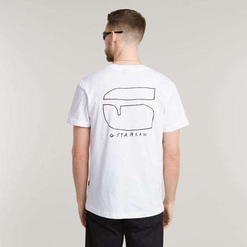 Handwriting Back Print T-Shirt - Men - G-Star RAW - Modalova