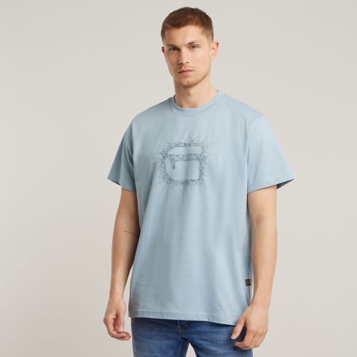 Camiseta Stitch Burger Logo Loose - Hombre - G-Star RAW - Modalova