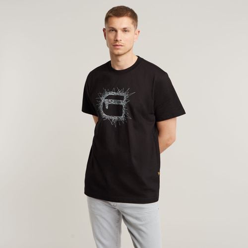 Stitch Burger Logo Loose T-Shirt - Men - G-Star RAW - Modalova