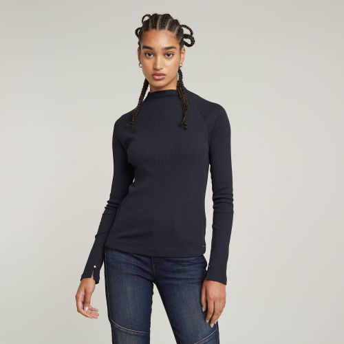 Top Slim Rib Mock - Mujer - G-Star RAW - Modalova