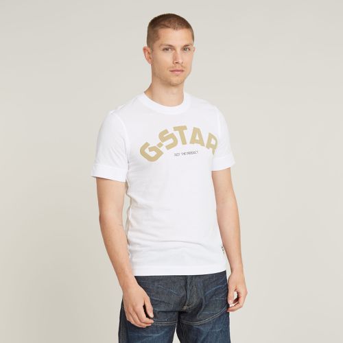 Camiseta Puff Logo Slim - Hombre - G-Star RAW - Modalova