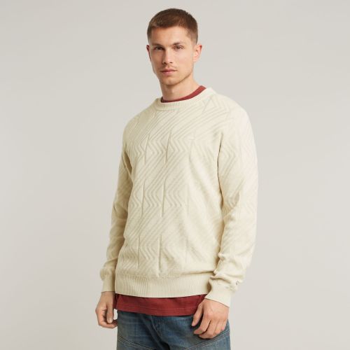 Zig-Zag Structure Knitted Sweater - Men - G-Star RAW - Modalova