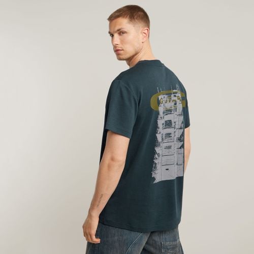 Camiseta Scaffolding Back Graphic - Hombre - G-Star RAW - Modalova