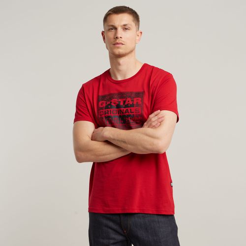 Camiseta Bandana - Rojo - Hombre - G-Star RAW - Modalova