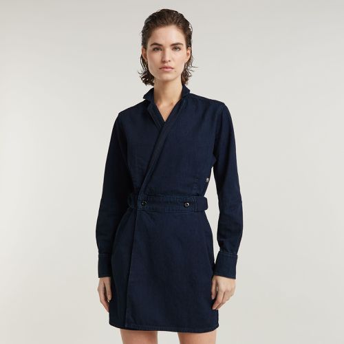 Vestido Wrap - Azul oscuro - Mujer - G-Star RAW - Modalova