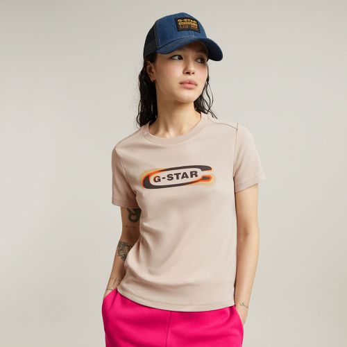 Top Old Skool Logo - Rosa - Mujer - G-Star RAW - Modalova