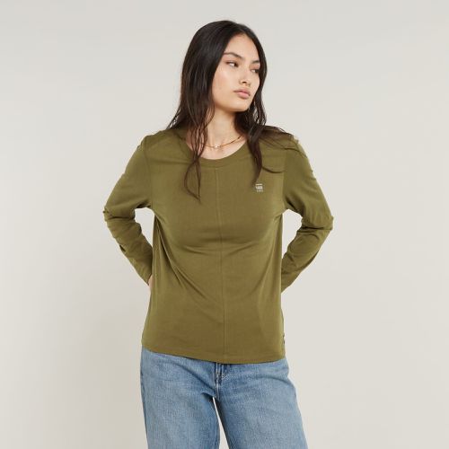 Top Front Seam - Verde - Mujer - G-Star RAW - Modalova