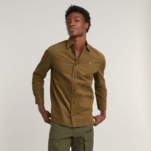 Clean Regular Shirt - Brown - Men - G-Star RAW - Modalova