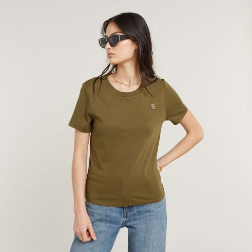 Top Front Seam - Verde - Mujer - G-Star RAW - Modalova