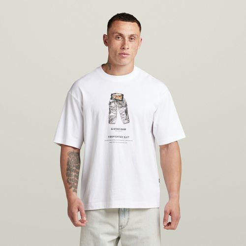Archive Print Boxy T-Shirt - - Men - G-Star RAW - Modalova