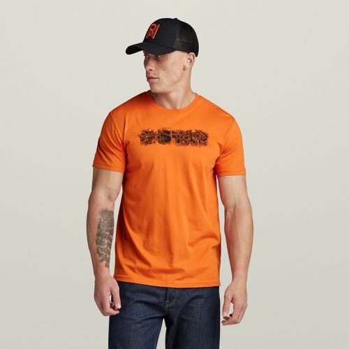 Distressed Logo T-Shirt - - Men - G-Star RAW - Modalova