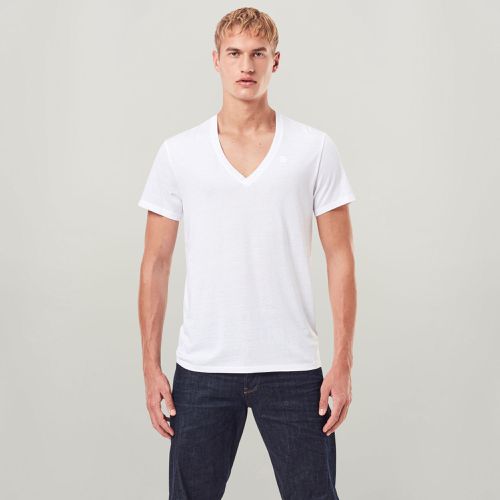 Base Heather V-Neck T-Shirt 2-Pack - - Men - G-Star RAW - Modalova