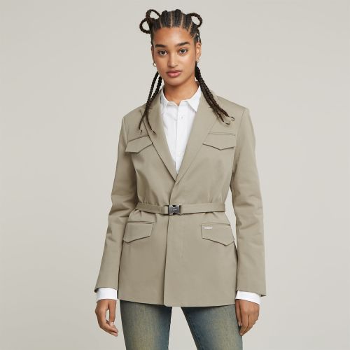 Pocket Blazer - Beige - Women - G-Star RAW - Modalova