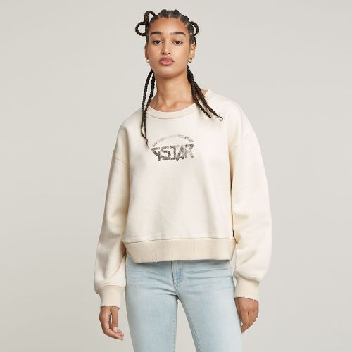 Logo Loose Sweater - White - Women - G-Star RAW - Modalova