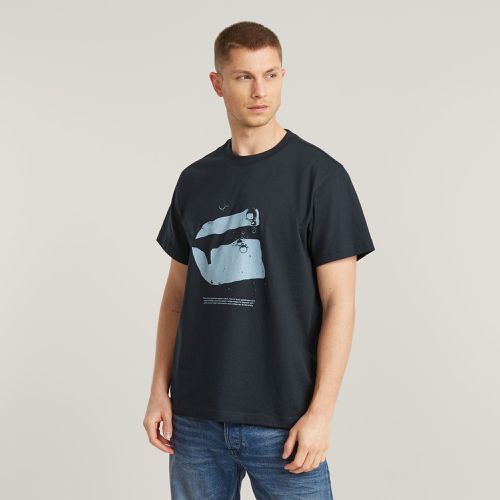 Camiseta Water Burger Loose - Hombre - G-Star RAW - Modalova