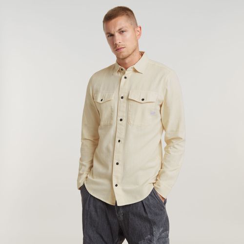 Camisa Marine Slim - Beige - Hombre - G-Star RAW - Modalova