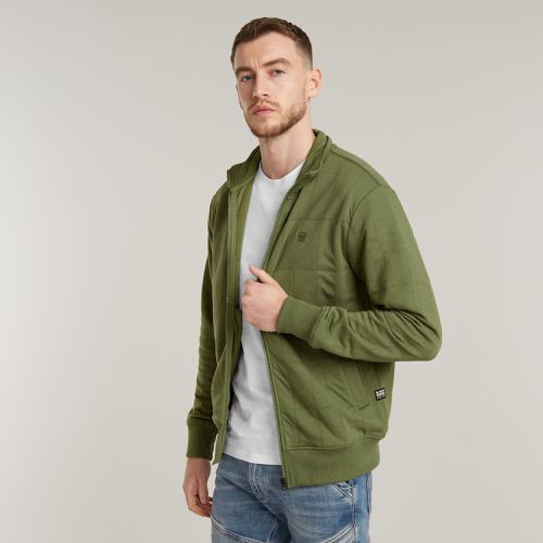 Track Sweater Jacket - Green - Men - G-Star RAW - Modalova