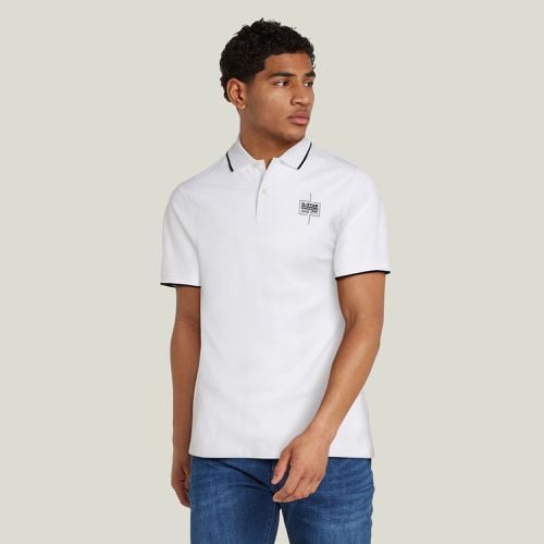 Polo Chest Logo Striped - Hombre - G-Star RAW - Modalova