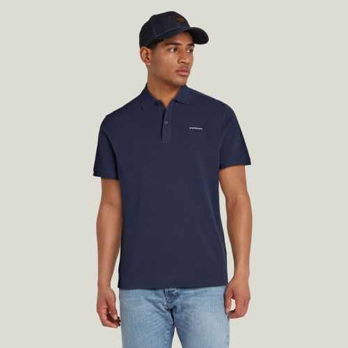 Oluv Slim Polo - Dark blue - Men - G-Star RAW - Modalova