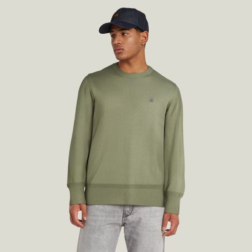 Core Knitted Sweater - Green - Men - G-Star RAW - Modalova